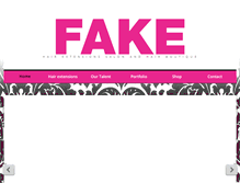 Tablet Screenshot of fakebeauty.ca